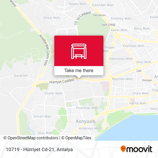 10719 - Hürriyet Cd-21 map