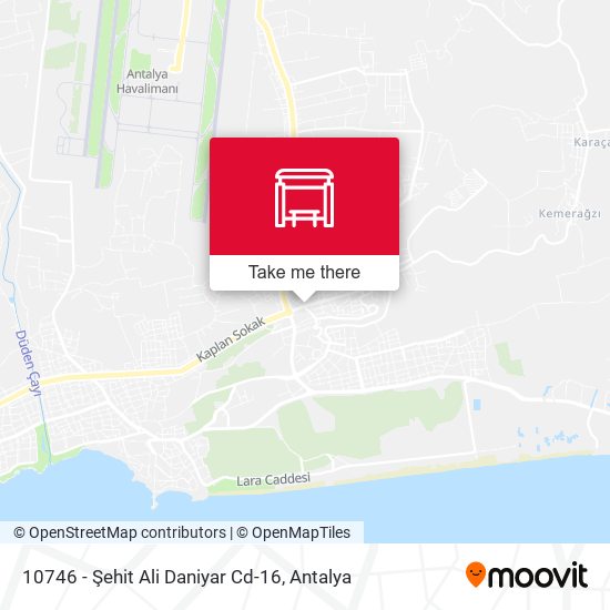 10746 - Şehit Ali Daniyar Cd-16 map