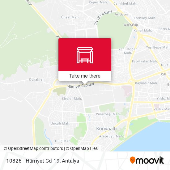 10826 - Hürriyet Cd-19 map