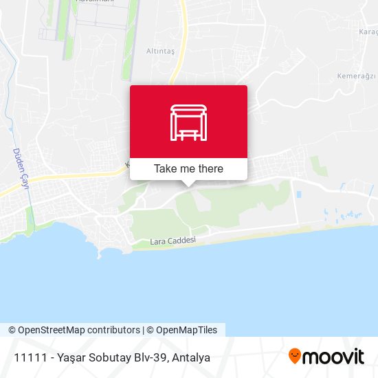 11111 - Yaşar Sobutay Blv-39 map