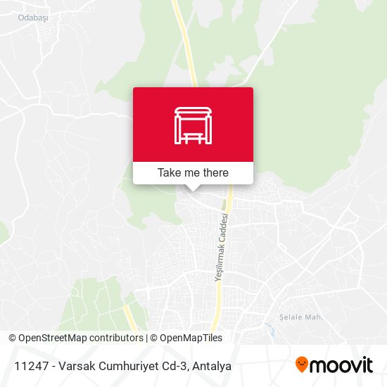 11247 - Varsak Cumhuriyet Cd-3 map