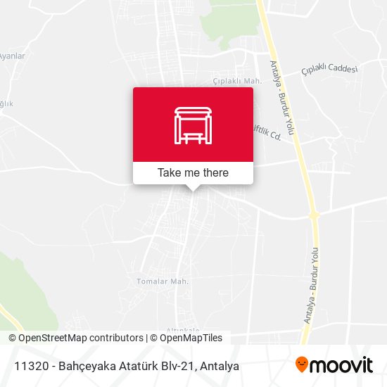 11320 - Bahçeyaka Atatürk Blv-21 map