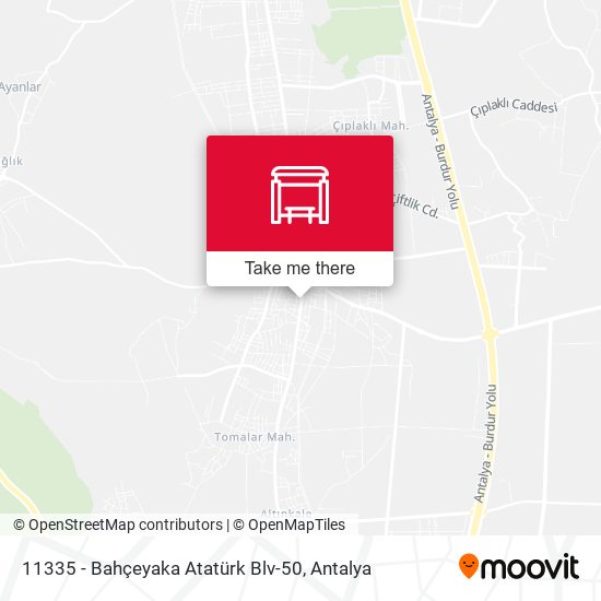 11335 - Bahçeyaka Atatürk Blv-50 map