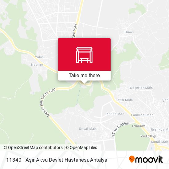 11340 - Aşir Aksu Devlet Hastanesi map