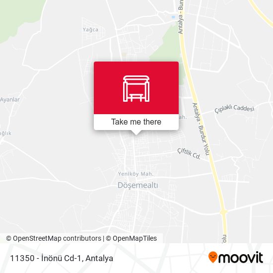 11350 - İnönü Cd-1 map