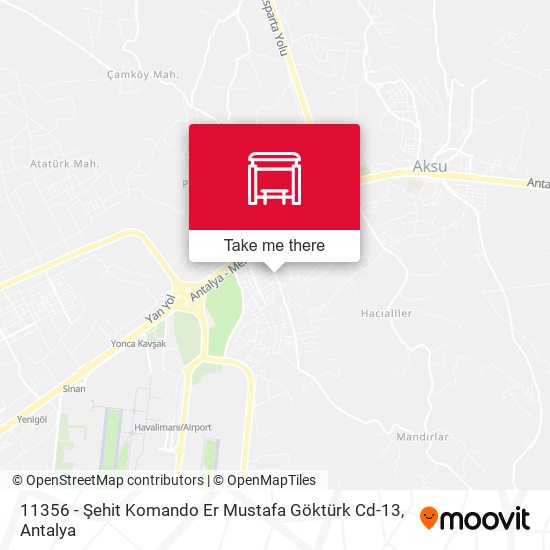 11356 - Şehit Komando Er Mustafa Göktürk Cd-13 map