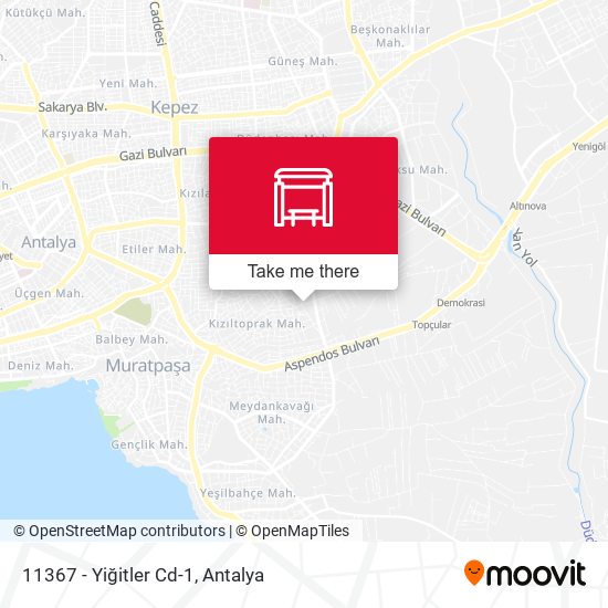 11367 - Yiğitler Cd-1 map