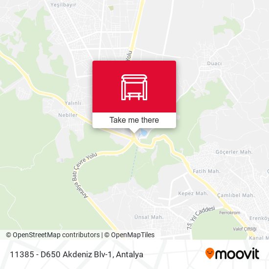 11385 - D650 Akdeniz Blv-1 map