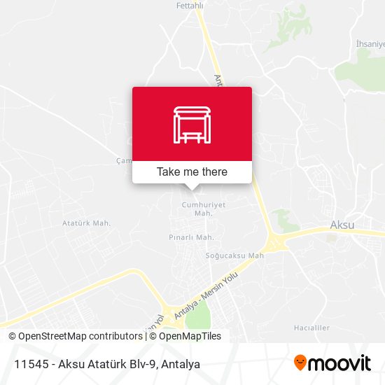 11545 - Aksu Atatürk Blv-9 map