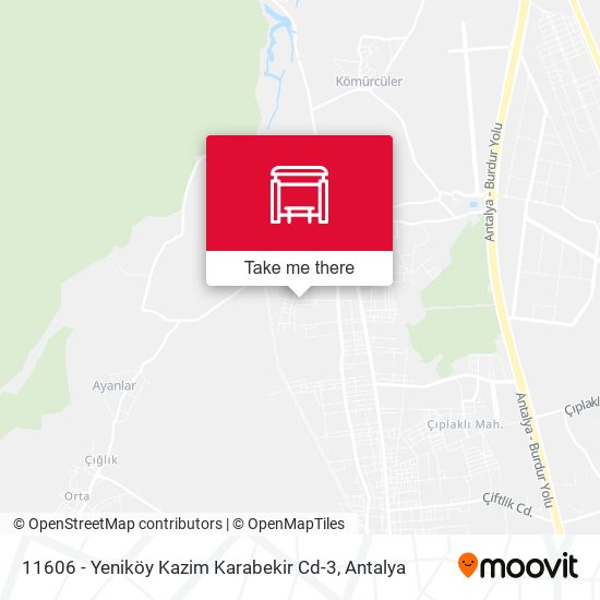 11606 - Yeniköy Kazim Karabekir Cd-3 map