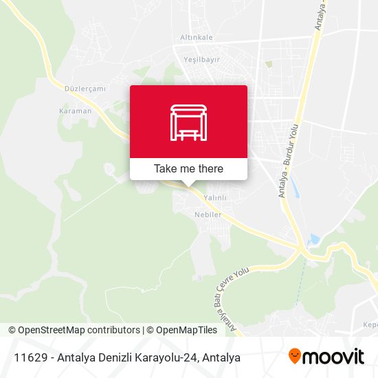 11629 - Antalya Denizli Karayolu-24 map