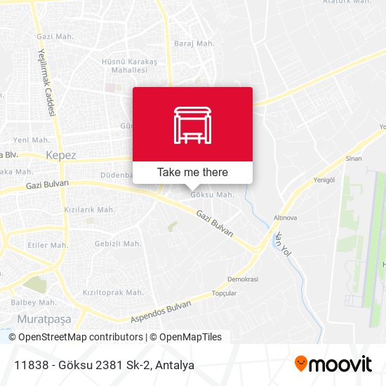 11838 - Göksu 2381 Sk-2 map
