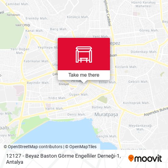 12127 - Beyaz Baston Görme Engelliler Derneği-1 map