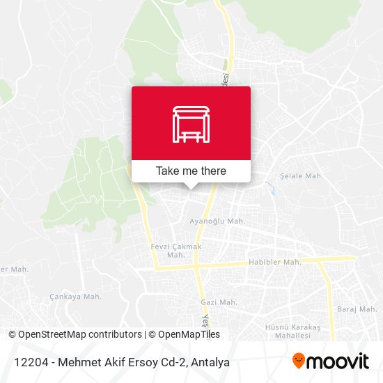 12204 - Mehmet Akif Ersoy Cd-2 map