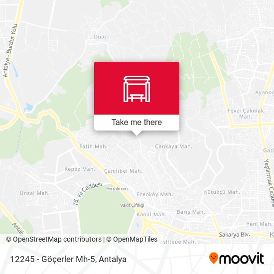 12245 - Göçerler Mh-5 map