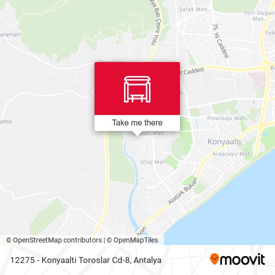 12275 - Konyaalti Toroslar Cd-8 map