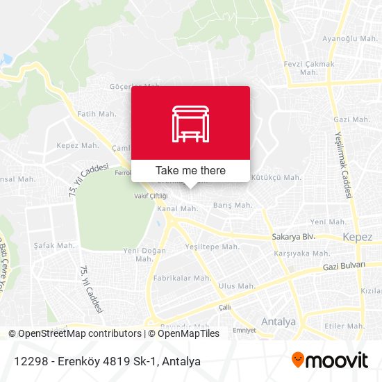 12298 - Erenköy 4819 Sk-1 map