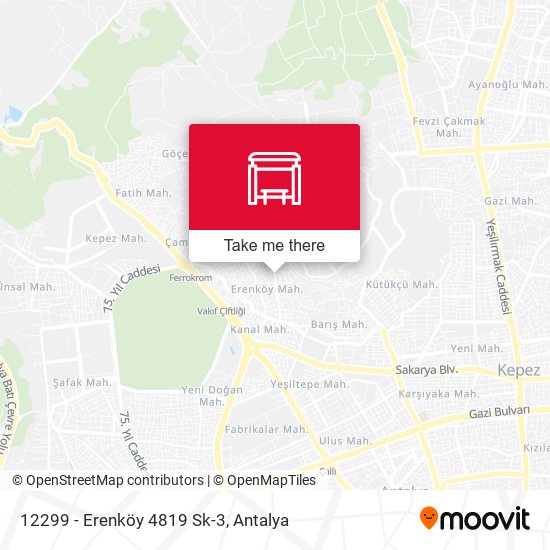 12299 - Erenköy 4819 Sk-3 map