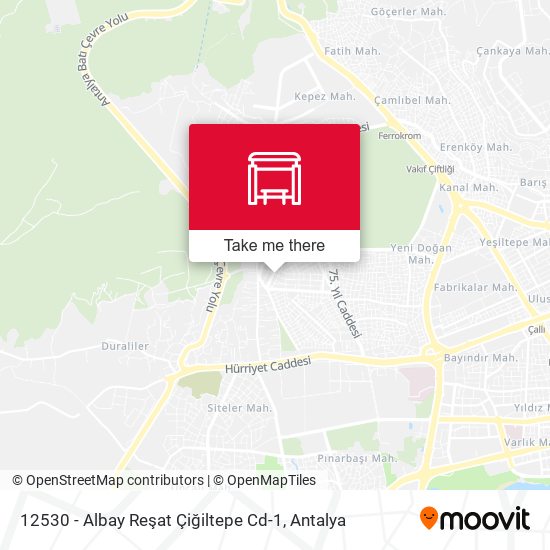 12530 - Albay Reşat Çiğiltepe Cd-1 map