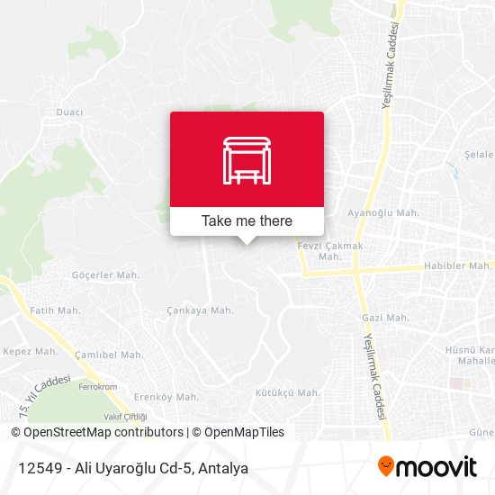 12549 - Ali Uyaroğlu Cd-5 map