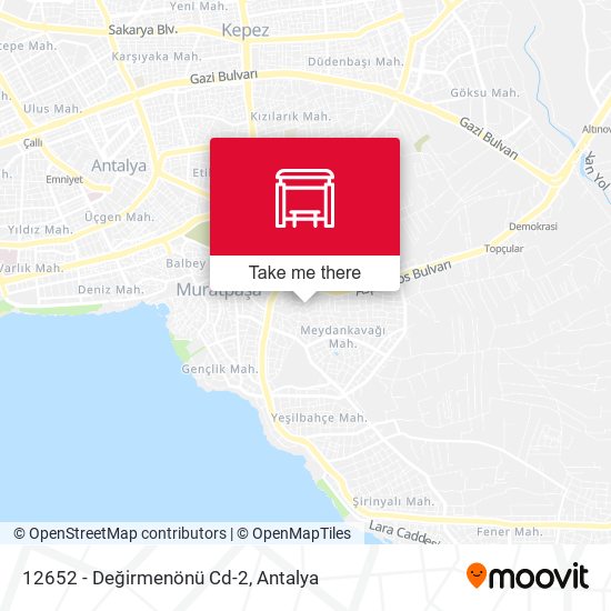 12652 - Değirmenönü Cd-2 map