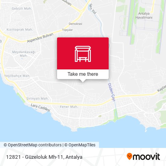12821 - Güzeloluk Mh-11 map