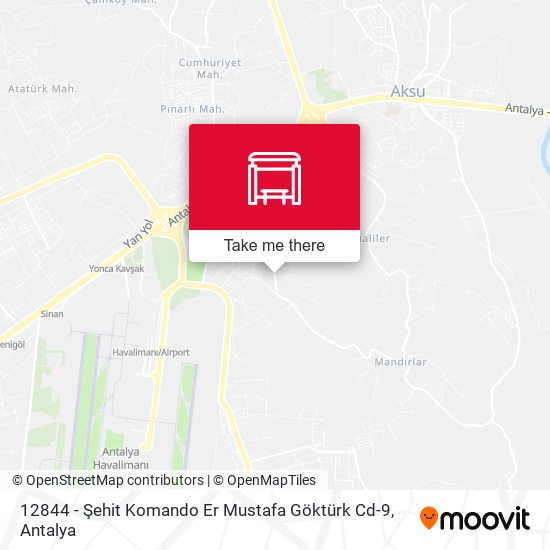12844 - Şehit Komando Er Mustafa Göktürk Cd-9 map
