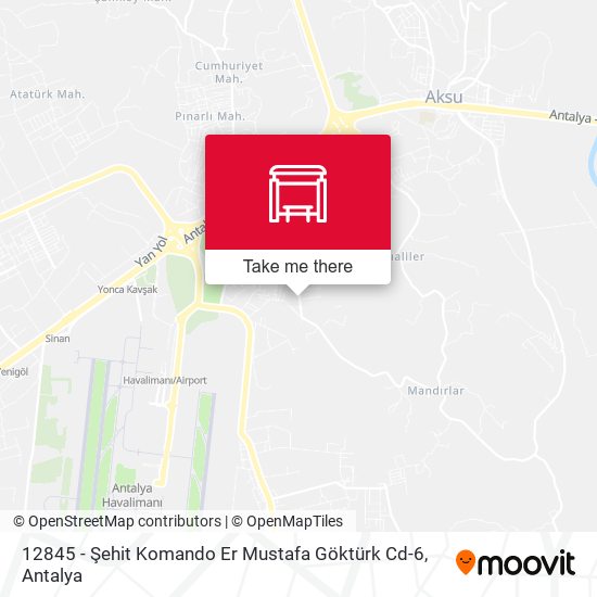 12845 - Şehit Komando Er Mustafa Göktürk Cd-6 map