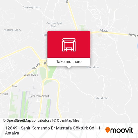 12849 - Şehit Komando Er Mustafa Göktürk Cd-11 map