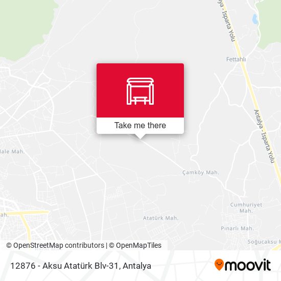 12876 - Aksu Atatürk Blv-31 map