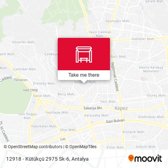 12918 - Kütükçü 2975 Sk-6 map