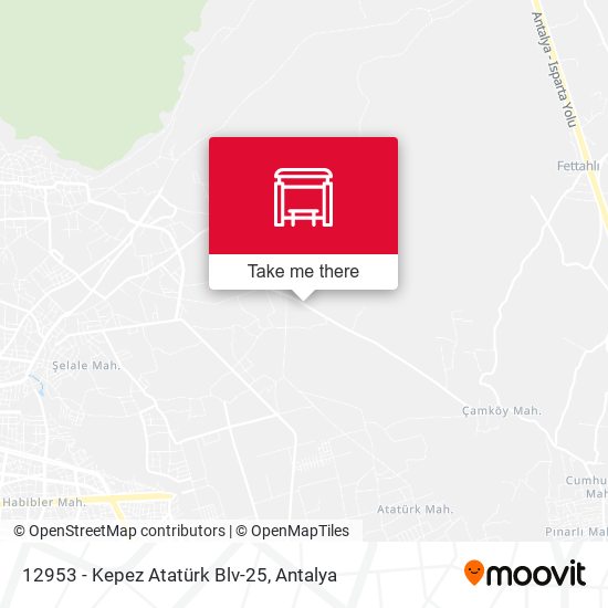 12953 - Kepez Atatürk Blv-25 map