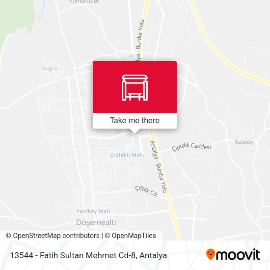 13544 - Fatih Sultan Mehmet Cd-8 map