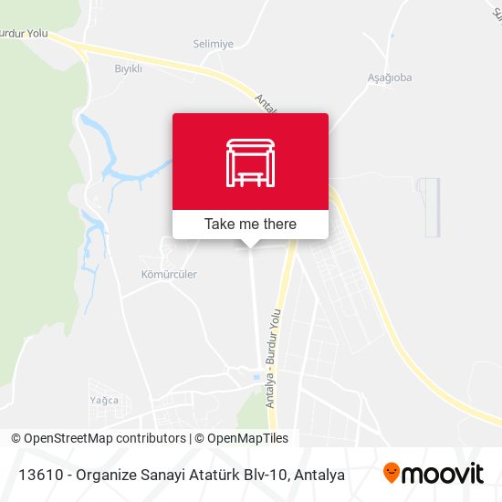 13610 - Organize Sanayi Atatürk Blv-10 map