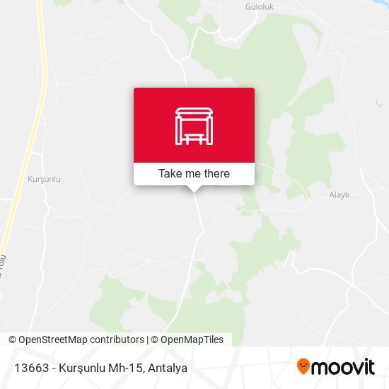 13663 - Kurşunlu Mh-15 map