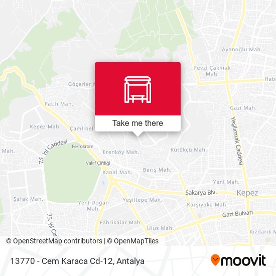 13770 - Cem Karaca Cd-12 map