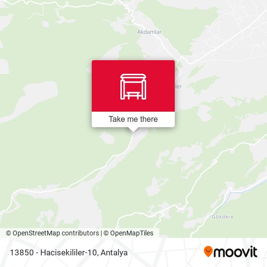 13850 - Hacisekililer-10 map