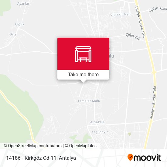 14186 - Kirkgöz Cd-11 map