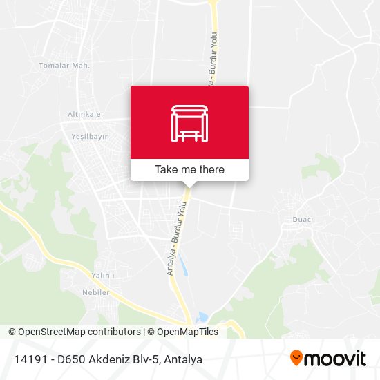 14191 - D650 Akdeniz Blv-5 map