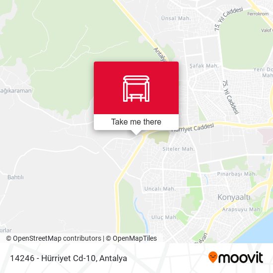 14246 - Hürriyet Cd-10 map