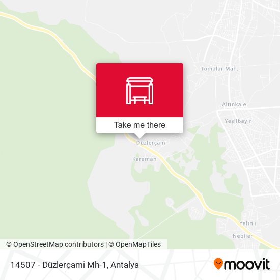 14507 - Düzlerçami Mh-1 map
