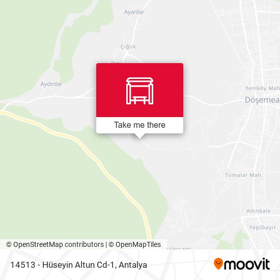 14513 - Hüseyin Altun Cd-1 map