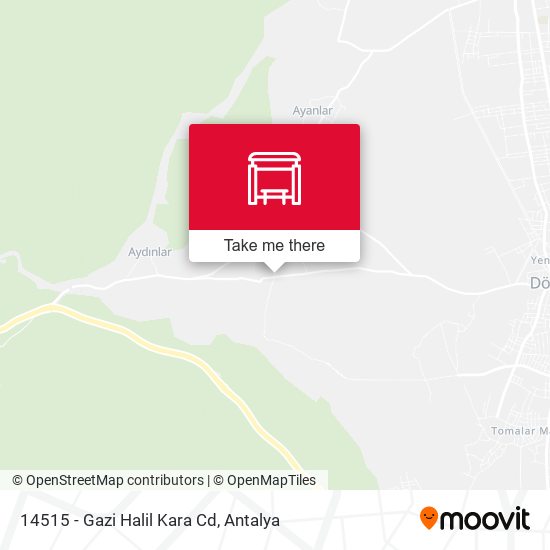 14515 - Gazi Halil Kara Cd map