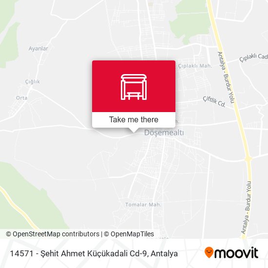 14571 - Şehit Ahmet Küçükadali Cd-9 map