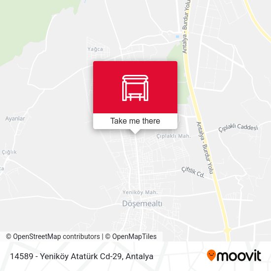 14589 - Yeniköy Atatürk Cd-29 map