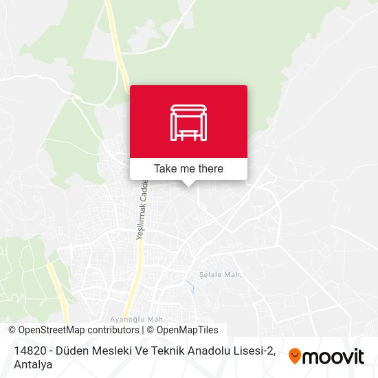 14820 - Düden Mesleki Ve Teknik Anadolu Lisesi-2 map