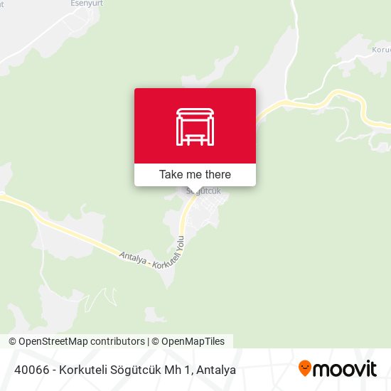 40066 - Korkuteli Sögütcük Mh 1 map