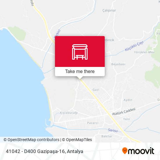 41042 - D400 Gazipaşa-16 map
