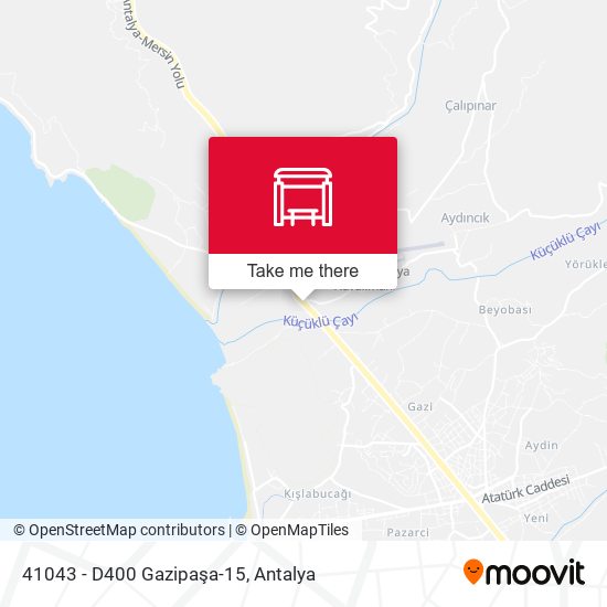 41043 - D400 Gazipaşa-15 map