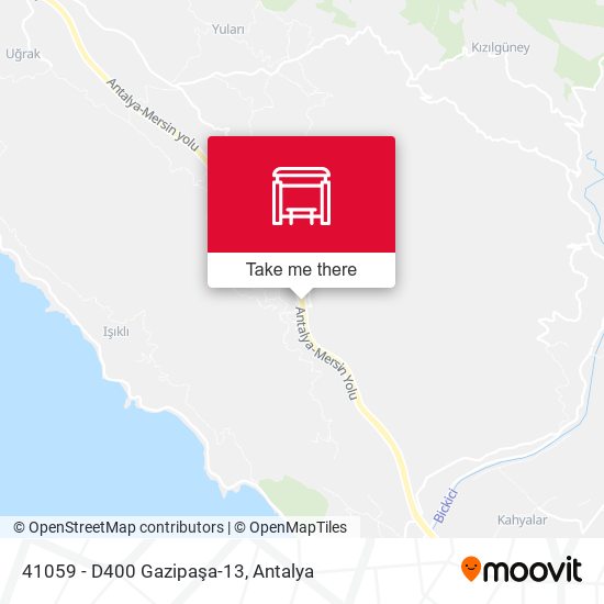 41059 - D400 Gazipaşa-13 map